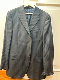 Vestito gessato da uomo in tessuto loro piana