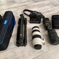 Kit Canon eos 6d + 70-200 + accessori