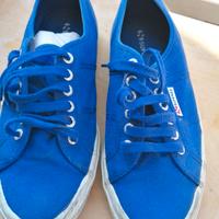 Scarpe in tela Superga, blu. 