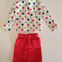Gonna e blusa Barbie - anni '70