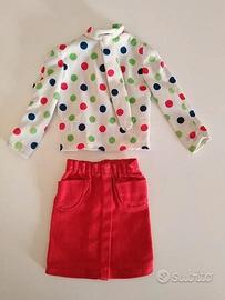 Gonna e blusa Barbie - anni '70