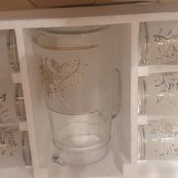 Set bicchieri da bibita con caraffa