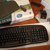 Mouse & Tastiera Logitech Cordless Desktop EX100