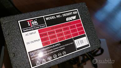 PSU - Itek Desert 650W