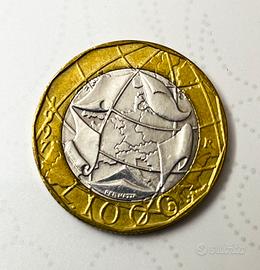 Repubblica Italiana RARA moneta lire 1000 ERRORE