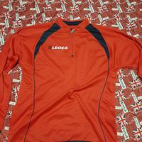 maglia felpa rossa LEGEA