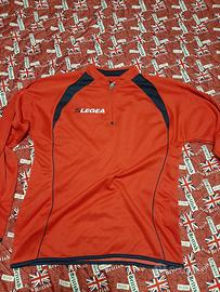 maglia felpa rossa LEGEA
