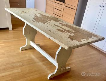 Tavolo shabby fratino