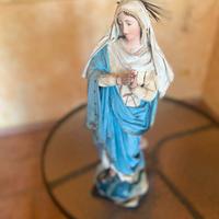 Statua in cartapesta Madonna Immacolata con campan