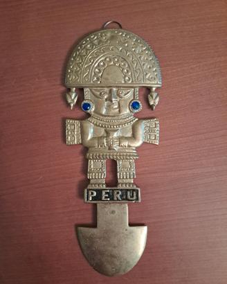 TUMI originale Peruviano in ottone 