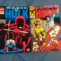 Lotto Fumetti anni 90' Marvel Hulk & Daredevil