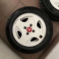Set cerchi in lega Fiat Uno Turbo + gomme inv.
