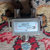 Splitter satellite +2 cavi SAT coassiali PrimeWire