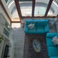 Divani azzurri vera pelle