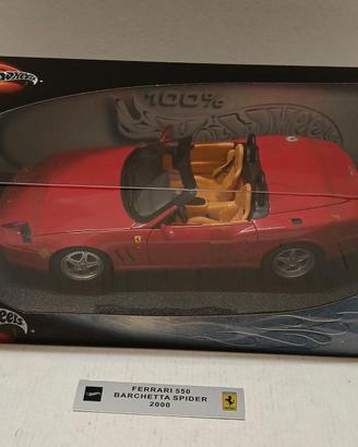 Ferrari 550 Barchetta Pininfarina 1/18 Hot Wheels