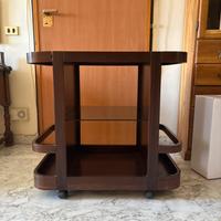 Mobile porta Tv Vintage anni ‘60 su ruote