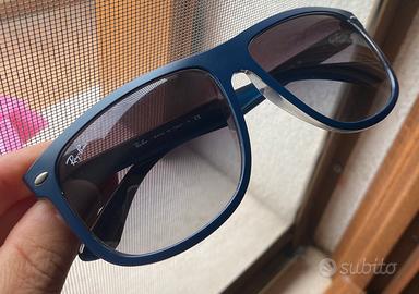 Rayban occhiali da sole blu originali