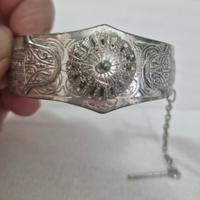 bracciale vintage argentato 