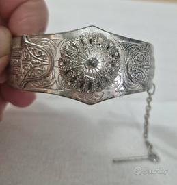bracciale vintage argentato 