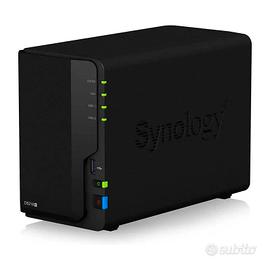 NAS Synology DS218j + 6TB HDD Hitachi (2x 3TB)