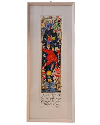 Serigrafia - Notte sul golfo - Francesco Musante -