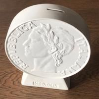 Salvadanaio in ceramica Vintage.