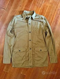 Camicia marrone con tasche Mango