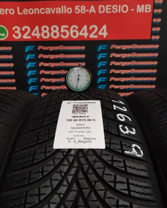 Pneumatici 195/60R15 88H DEBICA 4_Stagioni