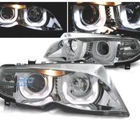 FARI BMW E46 4 PORTE 01-05 ANGEL EYES A U FONDO CR
