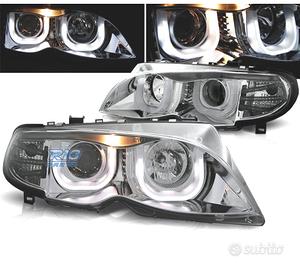 FARI BMW E46 4 PORTE 01-05 ANGEL EYES A U FONDO CR
