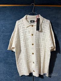 Camicia GCDS Monogram in Macramè