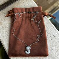 Collana lettera S in argento 925