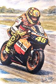 Poster Tributo Repsol Honda Valentino Rossi