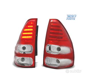 FANALI PER TOYOTA LAND CRUISER FJ120 03-08 LED ROS