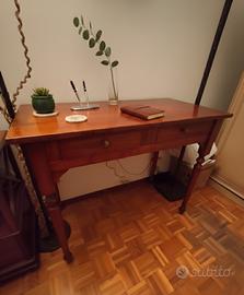 SCRIVANIA VINTAGE ELEGANTE CON CASSETTI