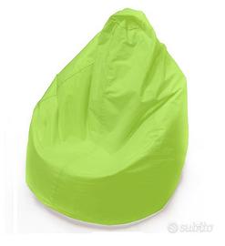 Pouf pieno in ecopelle