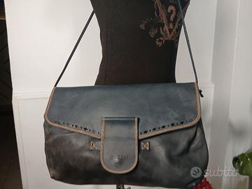 Borsa vintage Coccinelle originale blu notte 