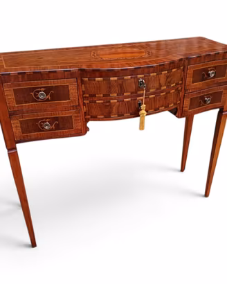 Elegante consolle da ingresso lastronata a mano