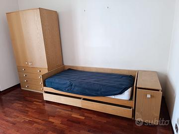Letto e armadio cameretta anni 60/70