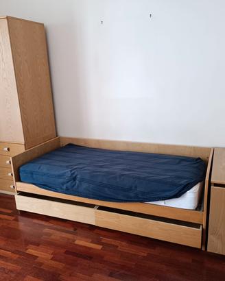 Letto e armadio cameretta anni 60/70