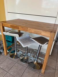 Tavolo in legno tipo bancone
