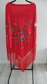 Scialle spagnolo rosso (Mantón de Manila) - Acquis