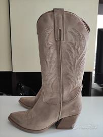 Stivali cameperos texani beige