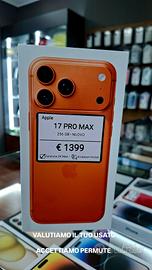 IPHONE 17 PRO MAX 256GB arancio nuovo
