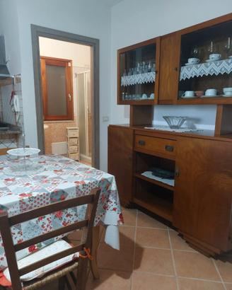 Casa poano terra con giardino e vista mare