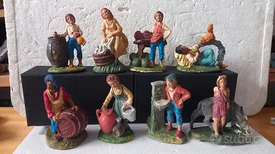 STATUINE PRESEPE GESSO 