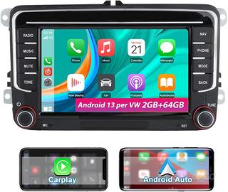 Carplay Autoradio 2+64G 7"  VW Golf 5 6 etc
