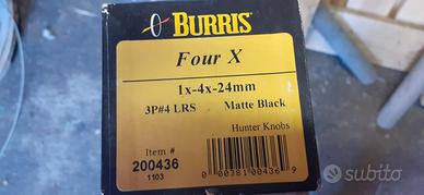  ottica da battuta Burris 1x4x24mm