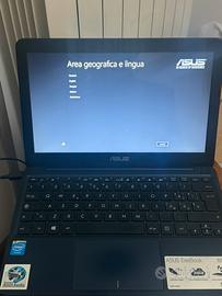 Notebook ASUS EeeBook X205TA 11,6” blu con alimen