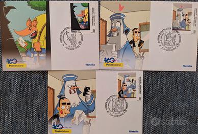 Francobolli Zerocalcare - Cartoline con annullo